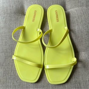 EXPRESS - Strappy Flat Sandals - New - Women’s US 7.5 - Neon Color